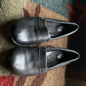 ⭐️ Sz 9 M Born O Concept Black Leather Shoes with Side Stitching b.o.c.